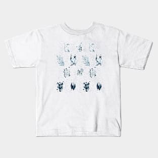 Plants, Leaves, Flowers and Petals Kids T-Shirt